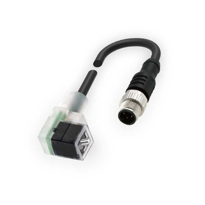 6VC021-XXX  Black PUR Cable C type 4Pin